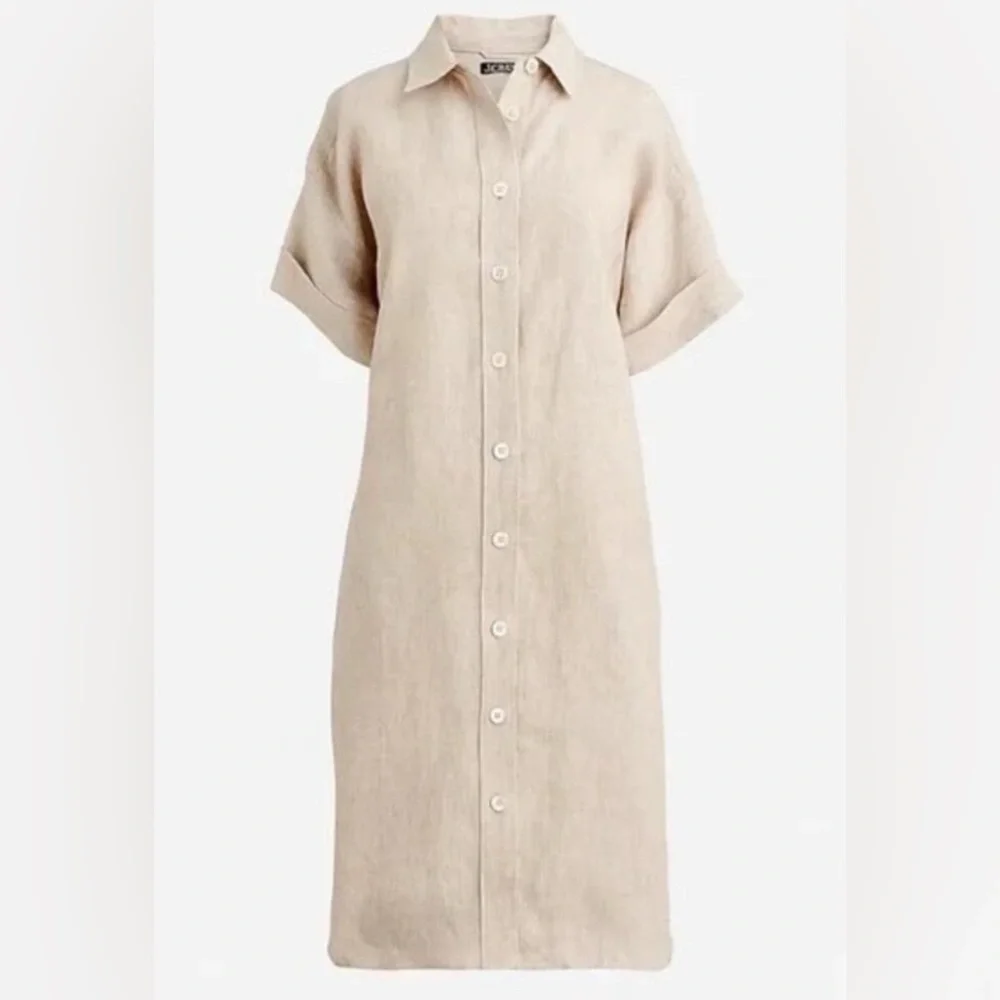 🆕 J. Crew Capitaine Shirtdress in Linen. Size XXL. New with tags. - Picture 6 of 9